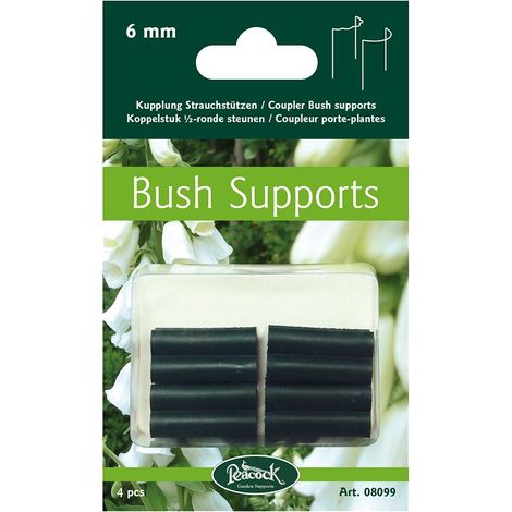 CLIPS PER SOSTEGNO PIANTE DA 6 MM 4 PEZZI PEACOCK PIANTE ACCESSORI GIARDINO ESTERNO