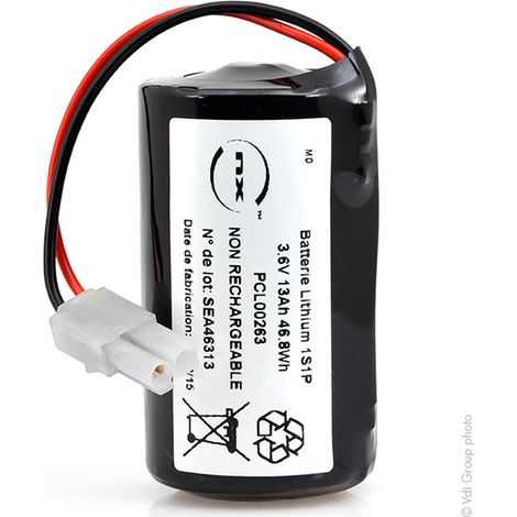 NX - Pile lithium LSH20 D 3.6V 13Ah Tamiya