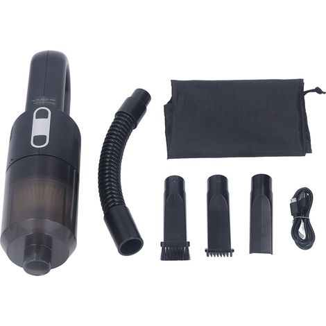 Aspirateur mini sans fil 72W 5800Pa, puissant et silencieux, rechargeable USB, nettoyeur portatif pour voiture, faible bruit, compact (1/5)