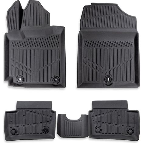 Satz mit 4 Stück 3D-Gummifußmatten für den Innenraum Erpassan - KIA PICANTO III (ab 2017)