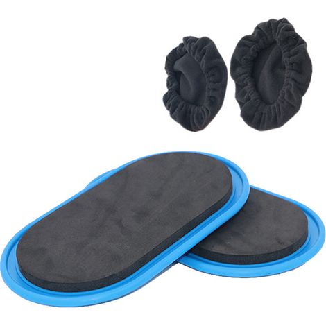 Disques de glisse pour exercices, disques de glisse pour le renforcement musculaire, entraînement sur moquette et parquet, équipement de fitness pour un entraînement complet du corps (fitness, étireme (1/5)