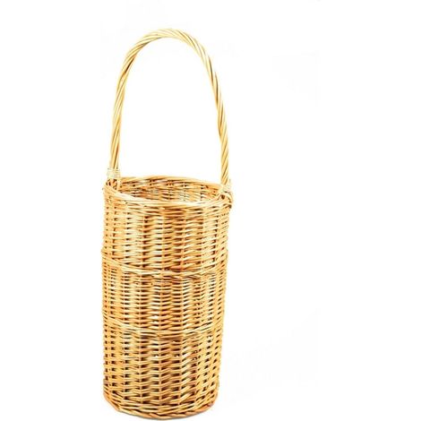 Porte-parapluie en osier avec poignée