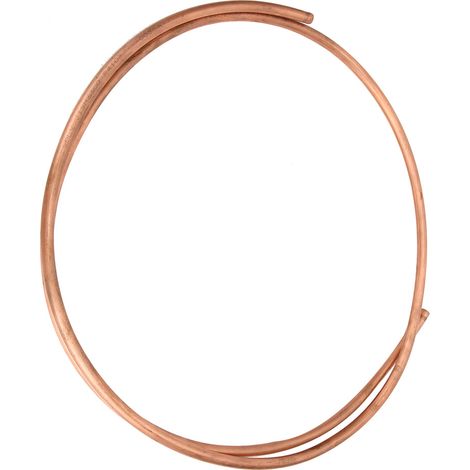 2 m C1100 T2 Kupferrohr, flexibler Spiralschlauch für Klimaanlagen und Kühlschränke, Außendurchmesser 9,5 mm / Innendurchmesser 7,9 mm (1/5)