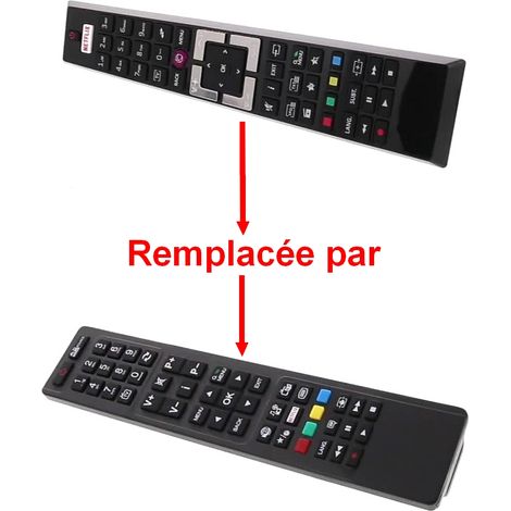 TOSHIBA, TELECOMMANDE TV RCA4995 RC5 remplacée par télécommande sans "my button"