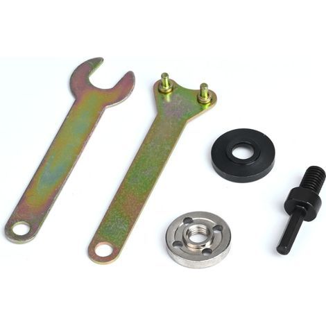 Pièces Mandrin Perceuse Adaptateur, Scie à Chaîne Adaptateur de Mandrin, pour la Coupe du MéTal, la Coupe des Tuiles, le Meulage,(2 ensembles ) (1/5)