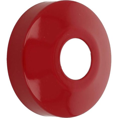 tecuro DESIGN-Hahnrosette (1/2 ) Ø 22 mm x Ø 61 mm x 5 mm - rot (1/5)