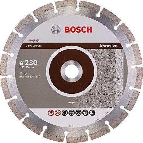 Bosch Standard for Abrasive Disco diamantato per smerigliatrice - 230x2,3 mm (1/3)