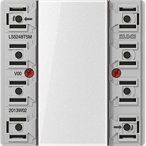 Jung Tastsensor-Modul 24 V AC/DC, 20 mA, 4-kanalig, 8 Schaltpunkte, F50, Serie LS LS 5248 TSM (1/3)
