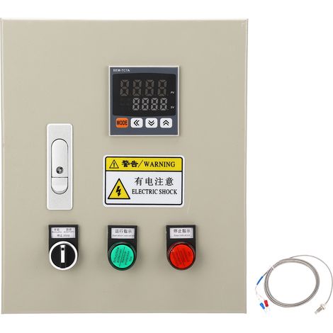Armoire de régulation intelligente BERM 7.5kW triphasée AC220V, thermostat numérique pour poinçonneuse, boîtier de contrôle digital. (1/5)