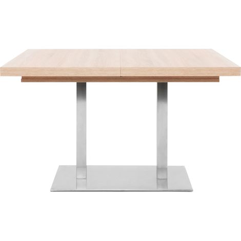 Ausziehbarer Tisch 120 x 80 cm Eiche hell - Schio (1/5)