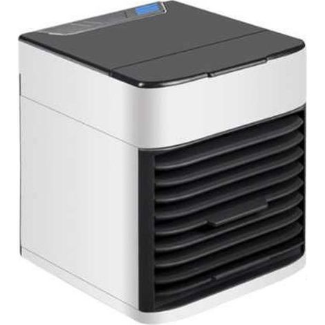 Mini climatiseur portable USB, mini ventilateur, humidificateur, idéal pour la maison, le dortoir ou le bureau. (1/5)