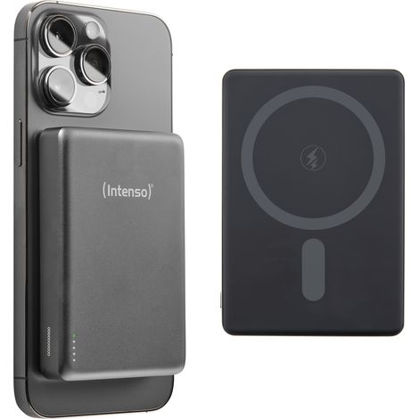 Intenso Powerbank MW10000 MagSafe Gris