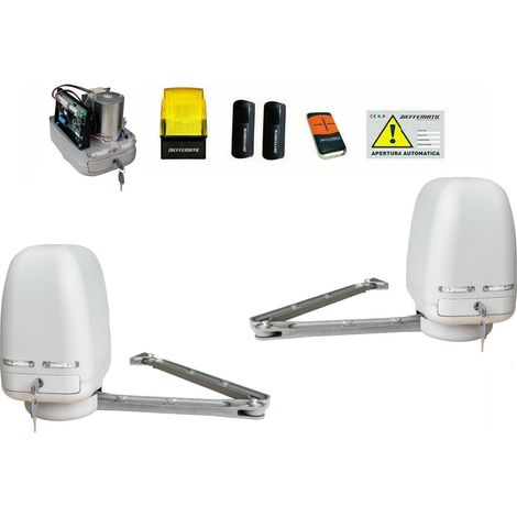 Kit Automatismo Cancello A Battente A Bracci Articolati 24v Ante Pilasti Grandi