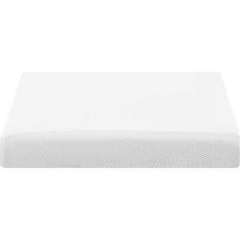 Matelas ergonomique Modenuit 90x200 cm, mousse H3, respirant et antidérapant, housse amovible blanche (1/5)