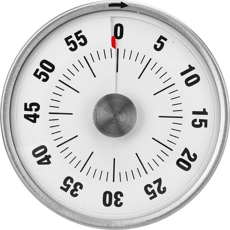 60-Minuten-Magnet-Visual-Timer mit ausziehbarem Ständer für Küche, Prüfungen und Schlaf (1/5)