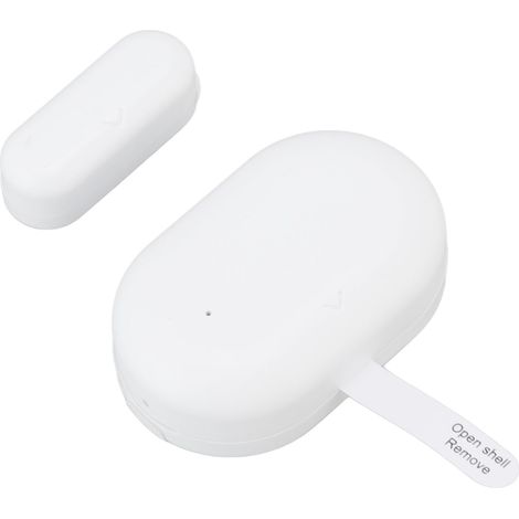 Capteur de porte/fenêtre intelligent, télécommande vocale, alarme de sécurité domestique sans fil ZigBee pour Tuya