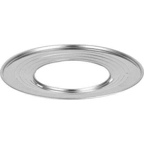 support à vapeur en acier inoxydable, plateau pour casserole à vapeur, support rond (argenté)-28.50X28.50X0.80CM-Silver (1/4)