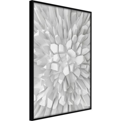 Affiche Murale Encadrée "Eternal Glacier" 21 x 30 cm Noir