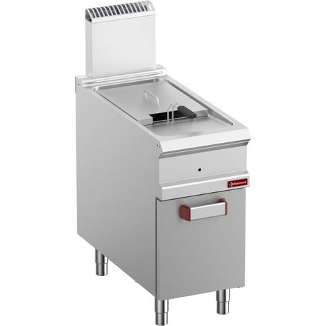 Friteuse gaz 18 lt sur meuble fermé - Diamond