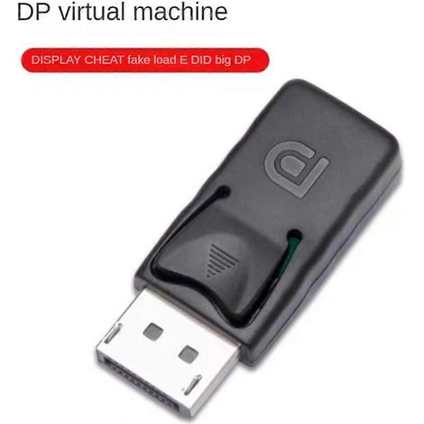 Simulateur EDID d'adaptateur d'affichage virtuel DisplayPort 4K (1/4)