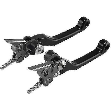 Levier de frein et d'embrayage pliable à pivot CNC pour moto tout-terrain Sx Xc 65 85 Freerie 250r 250 350 14-18 (noir) (1/4)