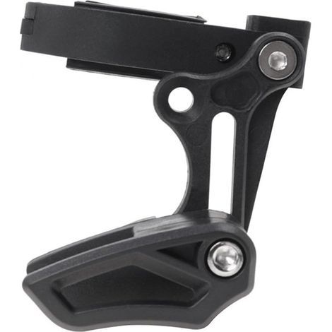 Kettenschutz für Singlespeed-Fahrräder, Kettenschutzvorrichtung, Stabilisator für das vordere Kettenblatt von Mountainbikes und Rennrädern, Kettenabwurfstopper mit 35/32 mm Durchmesser, Schwarz (1/5)