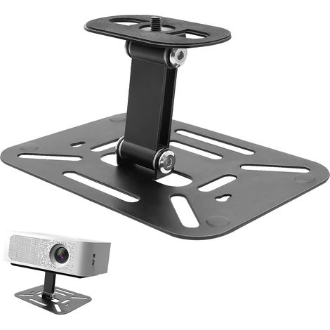 Support Videoprojecteur Surface de La Table Support Projecteur Mini Multifonctionnel avec Interface à Vis 1/4 Pouces Convient aux Chambres Salons Salles de Conférence (1/5)