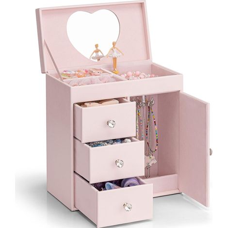 Boîte à bijoux fille avec boîte à musique, jouet cadeau de 4 5 6 (1/5)