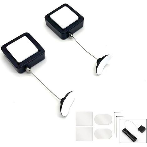 A set of two remote controls, extendable up to 2 meters and adjustable, suitable for television remote controls. (1/5)