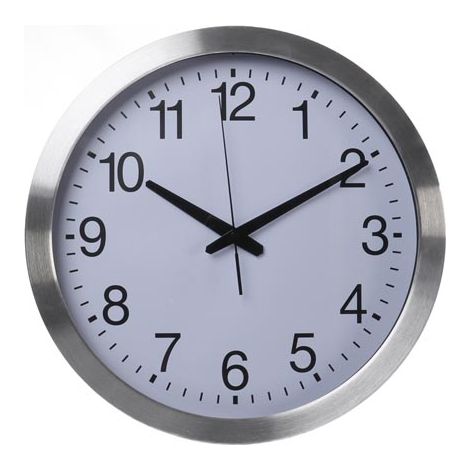 Orologio da Parete Perel Argento 40 cm Design Minimalista (1/5)