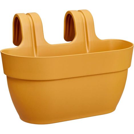 Elho Blumentopf zum Hängen Kunststoff gelb 36 x 24,1 x 26,5 cm Vibia Campana Easy Medium