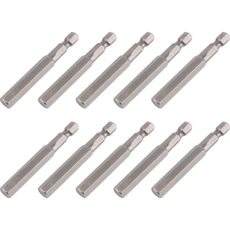 10 leistungsstarke, magnetische, gehärtete 8-mm-Sechskant-Elektroschraubendreherbits, S1/4 65-mm-Handwerkzeug (1/5)