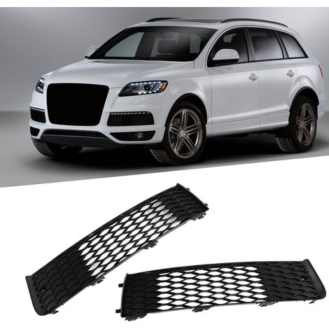 Grille de pare-chocs avant inférieure (une paire, gauche et droite) Pour Audi Q7 S-Line 2010-2015 4L0807697B 4L0807698B (L'étiquette indique l'année nationale vérifiez principalement le numéro OE du