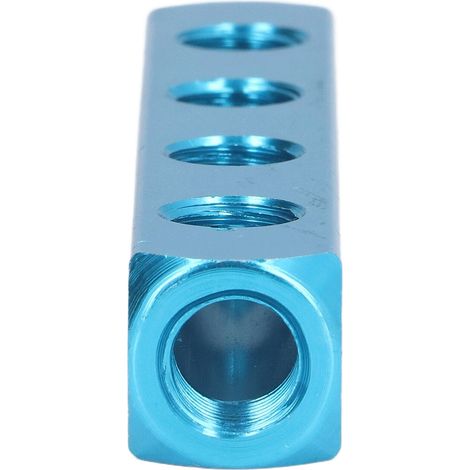 Collecteur pneumatique en aluminium, bloc de distribution d'air pour équipements d'automatisation AL-4