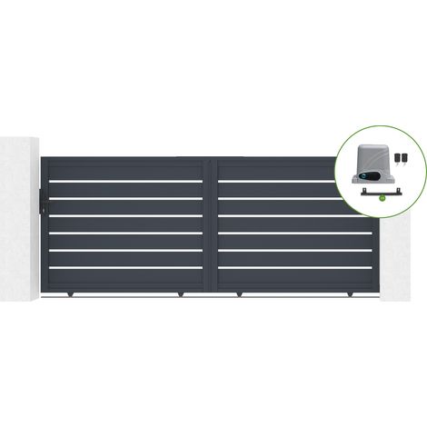 Pack puerta corredera automática 3.5m VOGEL 350 x 140 cm + motor RANGER C300 (1/4)