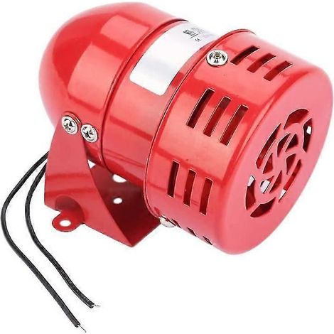 Alarme de moteur industrielle 220 V, mini-alarme de voiture avec moteur métallique, protection antivol électrique 220 V 115 dB, modèle MS-1901pcs-rouge (1/4)