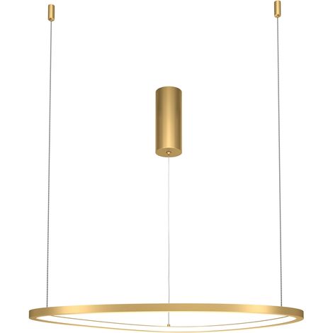 Suspension anneau LED laiton 60cm 3000K Maytoni Glint (1/3)