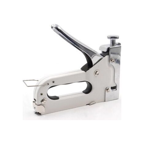 Agrafeuse robuste pour la décoration intérieure, agrafeuse 4 en 1 avec 800 agrafes, pour une utilisation sur bois, etc., 1 jeu. (1/4)