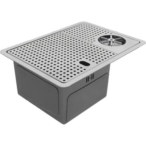 Ensemble de rinçage de tasses pour évier de cuisine, machine de nettoyage de verres commerciale en acier inoxydable 304 pour Bar8P-11 avec robinet (1/5)