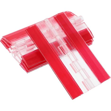 SHINEOFI Lot de 4 charnières auto-adhésives pour boîte en acrylique, idéales pour les loisirs créatifs. (1/5)