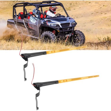 Universelle Halterung für 340 mm langen UTV/ATV-Fahnenmast, 12 V, mit gelbem Lichtstreifen (paarweise erhältlich) (1/5)