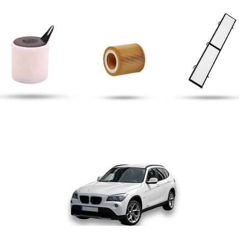 Kit tagliando 3 filtri compatibile con Bmw x1 (E84) 18i 110kw dal 2010 (1/5)