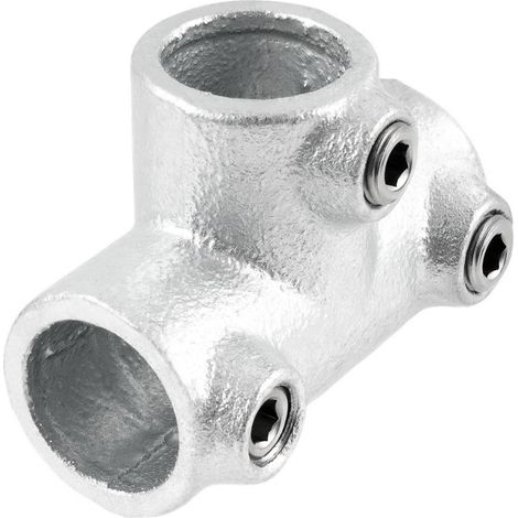 Norma T larga hierro galvanizado 42,4mm