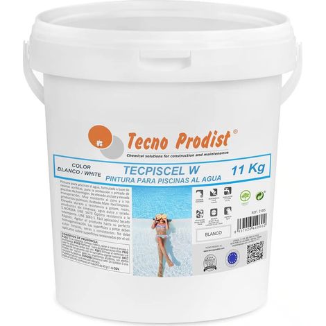 Tecpiscel W - Peinture acrylique de haute qualité pour piscines