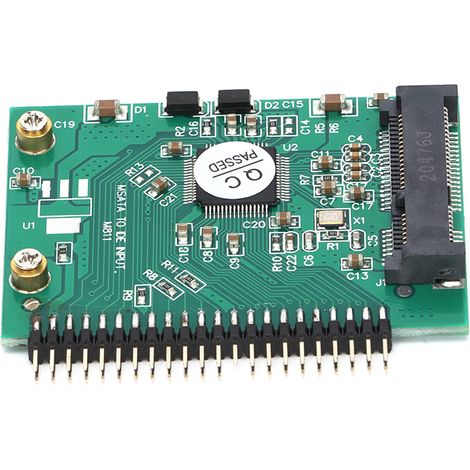 Adaptateur Mini MSATA vers 3,3V 44 broches 1,8 pouces IDE PCI-E SSD pour ordinateur portable (1/5)