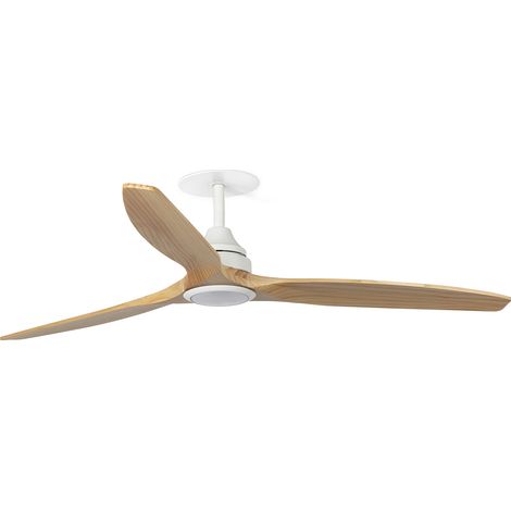 ALO RECESSED LED L Ventilatore da soffitto bianco/pino 20W SWT (1/2)