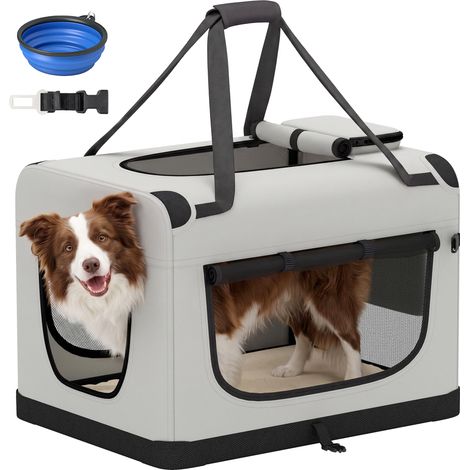 PawHut Pet Carrier Bag, Soft-Sided Dog Carrier for Small to Large Dogs (1/5)