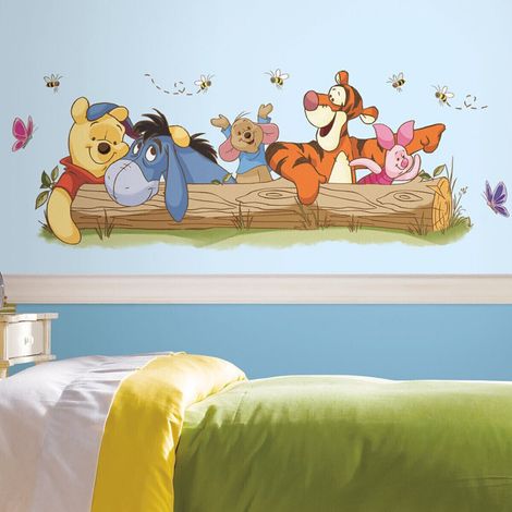 Stickers géant Winnie l'Ourson et ses amis Disney (1/3)