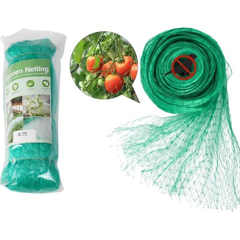 Filet Anti-Oiseaux, 210m Jardin Protection Plantes, Vert (1/5)