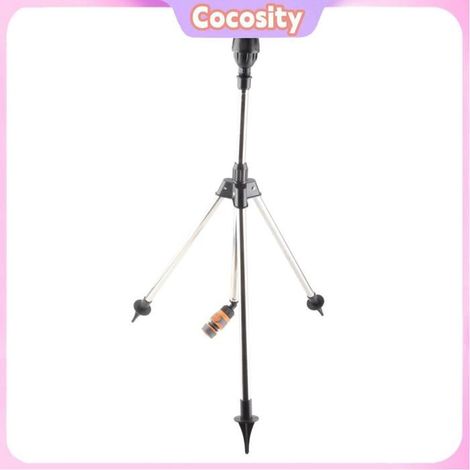 Arroseur rotatif sur trépied - COCOSITY - Modèle Trépied 360 - Rotation 360° - Réglable - Acier inoxydable (1/5)